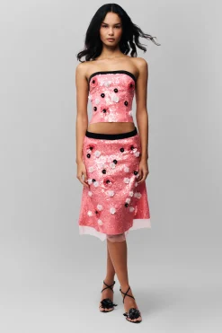 Ambroise Sequin Skirt