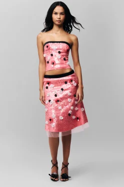 Ambroise Sequin Skirt