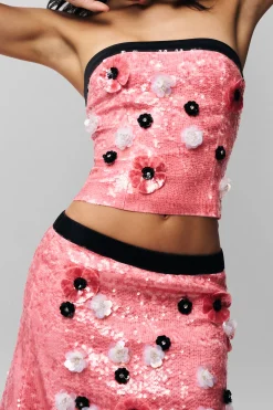 Ambroise Sequin Tube Top