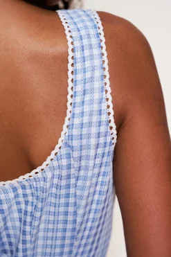 Anica Gingham Mini Dress