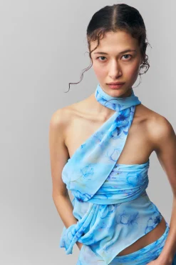 Chiffon Wrap Around Top