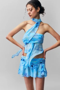 Chiffon Wrap Around Top