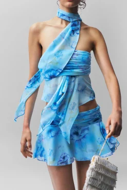 Chiffon Wrap Around Top