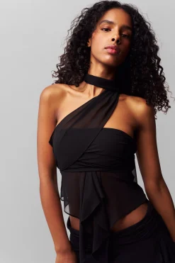 Chiffon Wrap Around Top