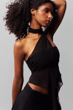 Chiffon Wrap Around Top