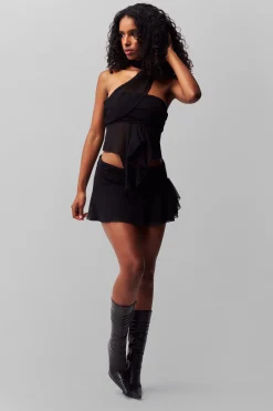 Chiffon Wrap Around Top