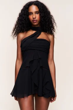 Chiffon Wrap Dress