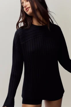Cleon Rib Knit Pullover