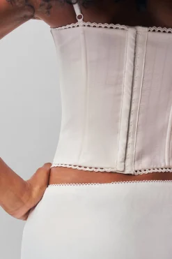 Cotton Scallop Corset