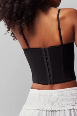 Cotton Scallop Corset