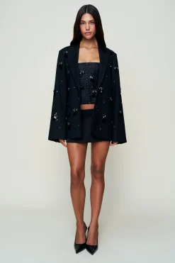 Embellished Oversized Blazer
