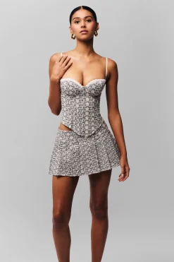 Floriane Gingham Skort