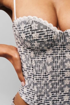 Genevieve Gingham Bustier