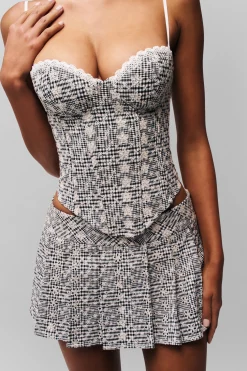 Genevieve Gingham Bustier