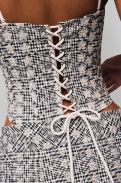 Genevieve Gingham Bustier