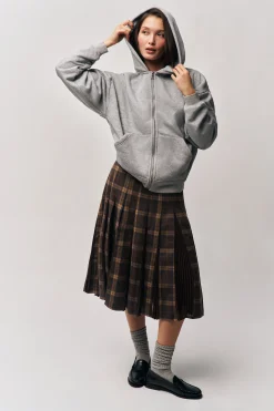 Gibson Chiffon Pleated Skirt