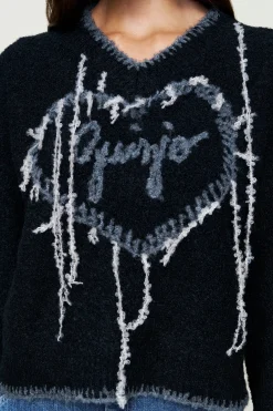 Guizio Heart Wool Sweater