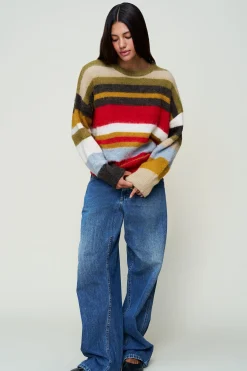 Hawley Oversized Stripe Wool Jumper