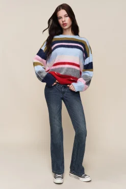 Hawley Oversized Stripe Wool Jumper