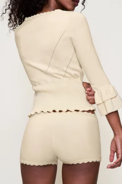 Knit Scallop Short