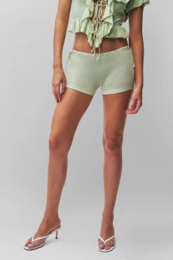 Knit Side Tie Short