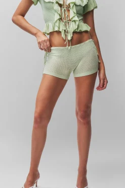 Knit Side Tie Short