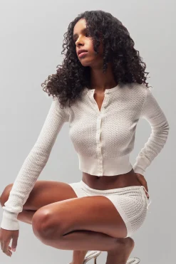 Knit Side Tie Short