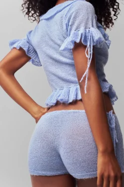 Knit Side Tie Short