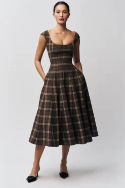 Leila Tartan Dress