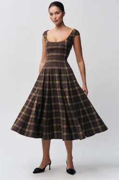 Leila Tartan Dress