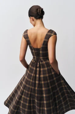 Leila Tartan Dress