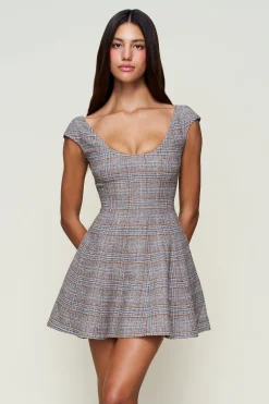 Leila Tartan Mini Dress