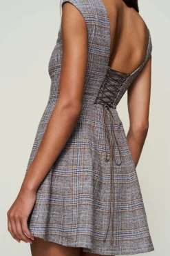 Leila Tartan Mini Dress