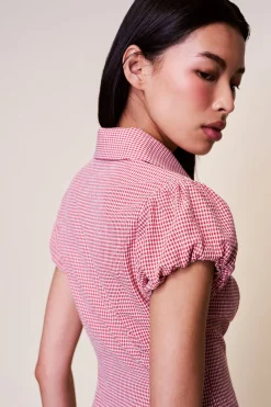 Liana Gingham Top