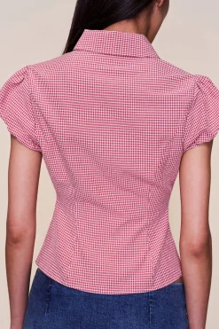 Liana Gingham Top