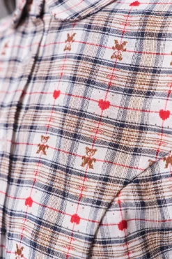 Liana Plaid Top