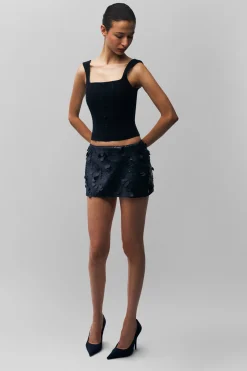 Low Rise Paillette Skirt