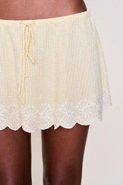 Maelle Gingham Mini Skirt