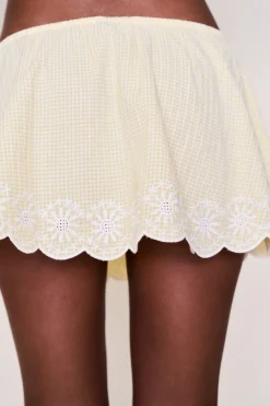 Maelle Gingham Mini Skirt