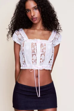 Micro Mini Denim Skirt