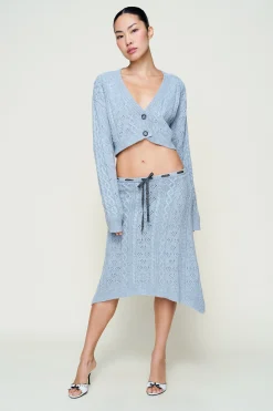 Noah Wool Cable Skirt