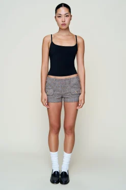 Penelope Patch Pocket Tartan Short