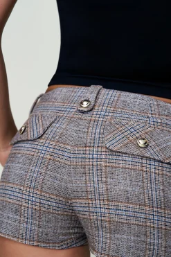 Penelope Patch Pocket Tartan Short