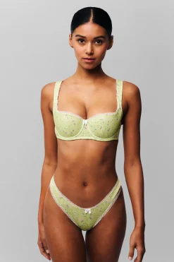 Pointelle Balconette Bra