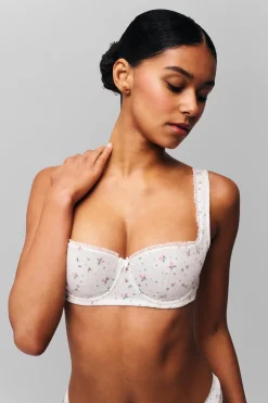 Pointelle Balconette Bra