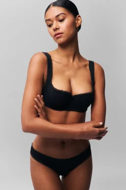 Pointelle Balconette Bra
