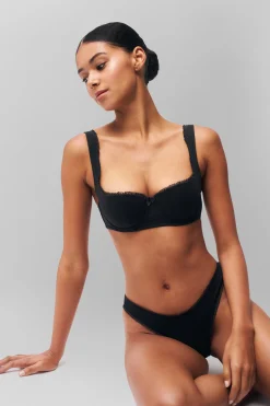Pointelle Balconette Bra