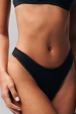 Pointelle Lace Thong
