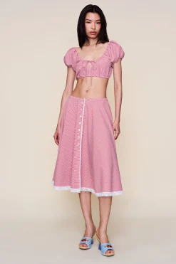 Ravello Gingham Skirt