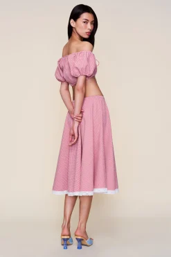 Ravello Gingham Skirt